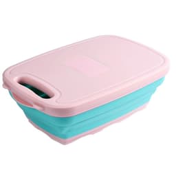 image-Hao Wen Multifunctional Folding Cutting Board Set with Drain Basket