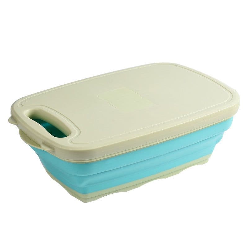 image-Hao Wen Multifunctional Folding Cutting Board Set with Drain Basket