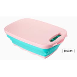 image-Hao Wen Multifunctional Folding Cutting Board Set with Drain Basket