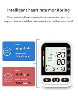 image-YSL-B08 Arm Blood Pressure Monitor with Voice Broadcast LCD Screen