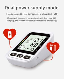 image-YSL-B08 Arm Blood Pressure Monitor with Voice Broadcast LCD Screen