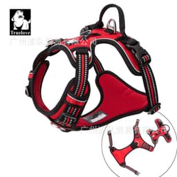 image-TRUELOVE Dog Harness Vest Adjustable Chest Strap Leash Set