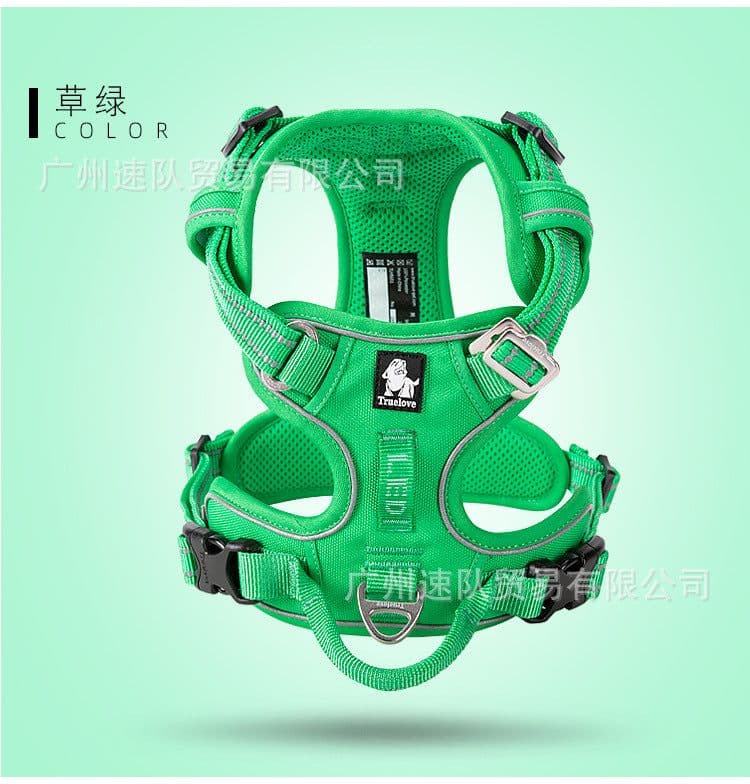 image-TRUELOVE Dog Harness Vest Adjustable Chest Strap Leash Set