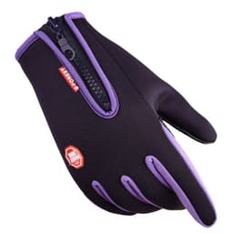 image-Waterproof Touchscreen Ski Gloves - Fleece Lined Winter Cycling Gloves