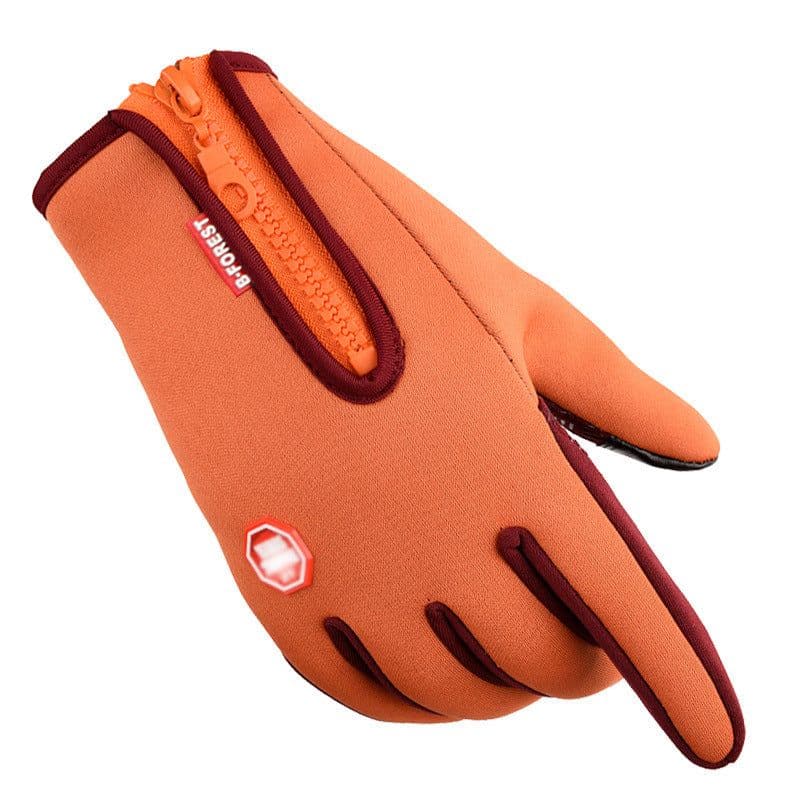 image-Waterproof Touchscreen Ski Gloves - Fleece Lined Winter Cycling Gloves