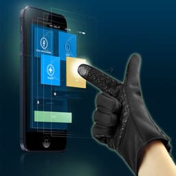 image-Waterproof Touchscreen Ski Gloves - Fleece Lined Winter Cycling Gloves