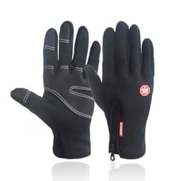 image-Waterproof Touchscreen Ski Gloves - Fleece Lined Winter Cycling Gloves