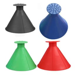 image-Windshield Snow Removal Cone Ice Scraper Tool