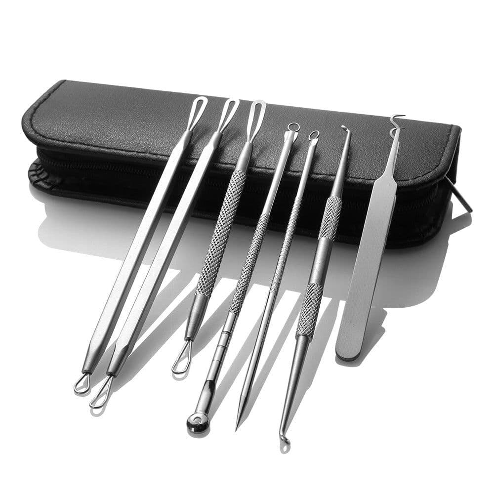 image-Stainless Steel Acne Needle 8-Piece Set