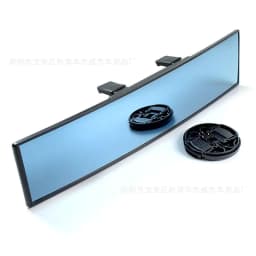 image-300MM Universal Car Interior Rearview Mirror Anti-Glare Curved Blue