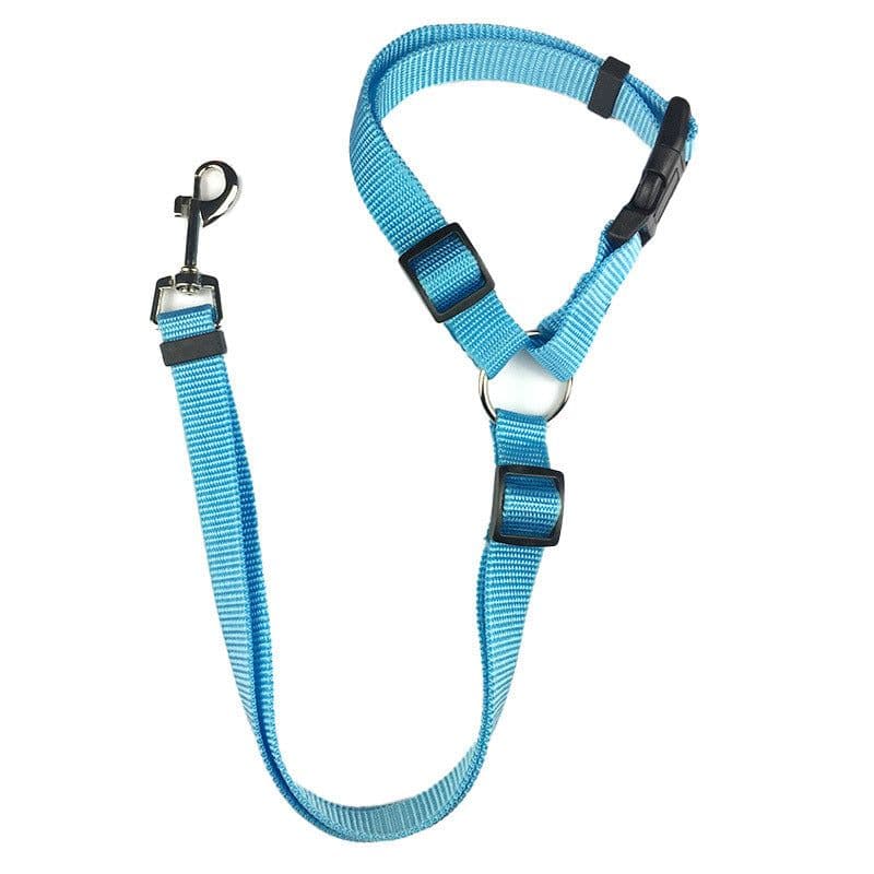 image-Pet Dog Cat Car Seat Belt Leash Adjustable Safety Harness Nylon
