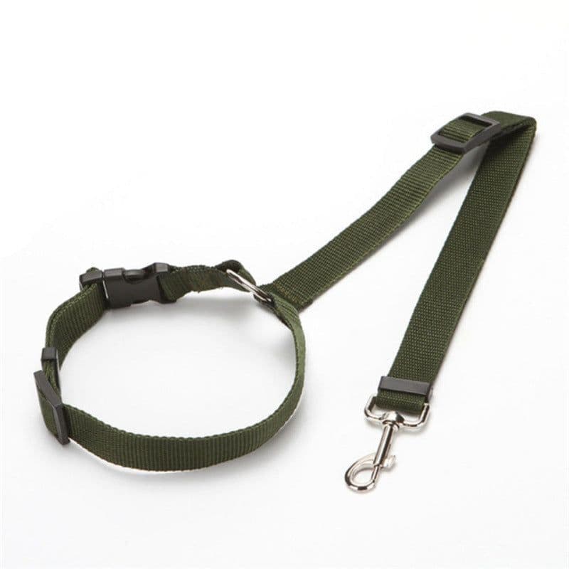 image-Pet Dog Cat Car Seat Belt Leash Adjustable Safety Harness Nylon