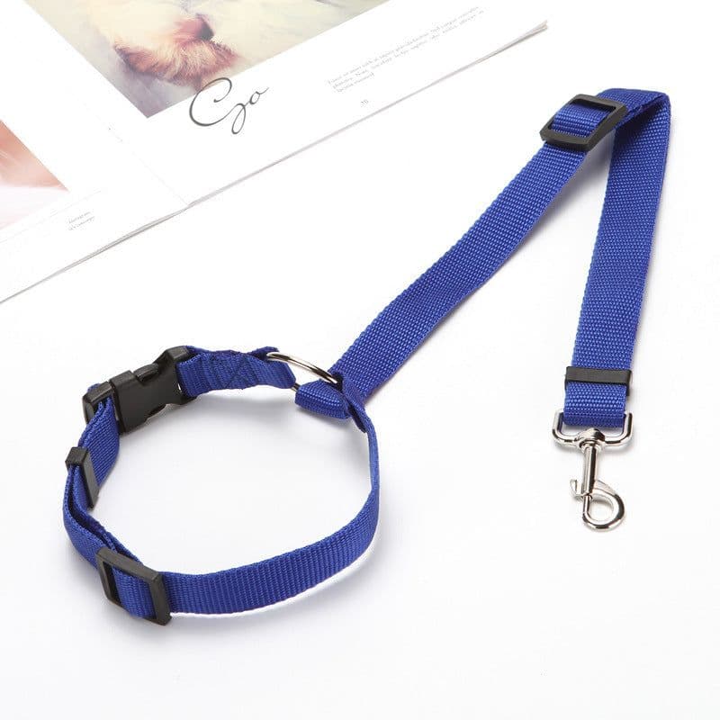 image-Pet Dog Cat Car Seat Belt Leash Adjustable Safety Harness Nylon