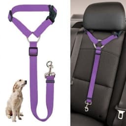 image-Pet Dog Cat Car Seat Belt Leash Adjustable Safety Harness Nylon