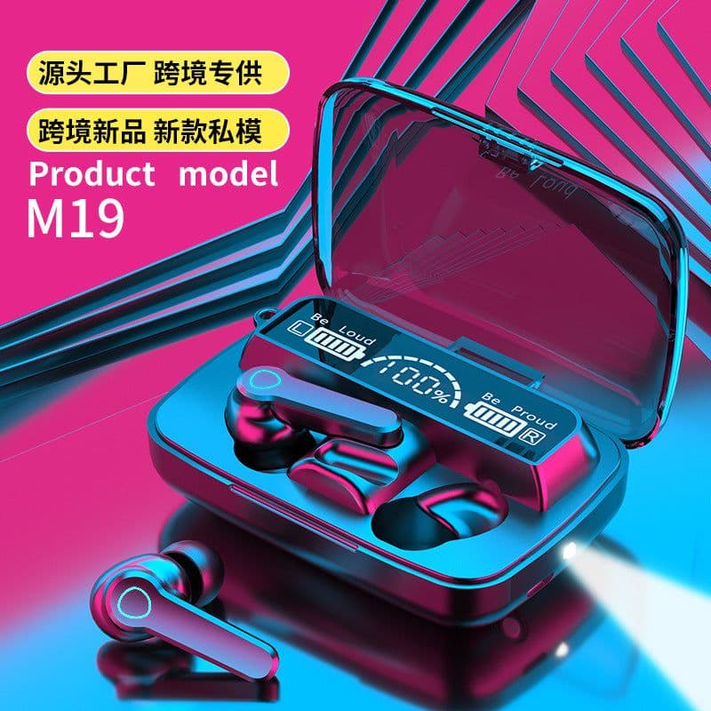 image-M10 M19 M28 TWS Wireless Bluetooth Earbuds with Digital Display