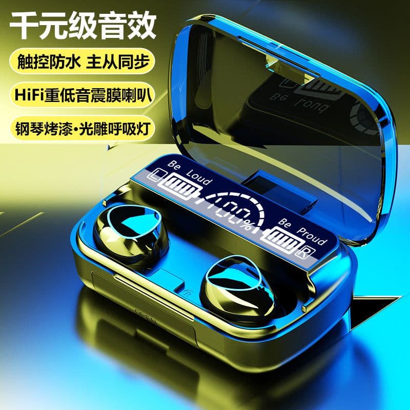 image-M10 M19 M28 TWS Wireless Bluetooth Earbuds with Digital Display