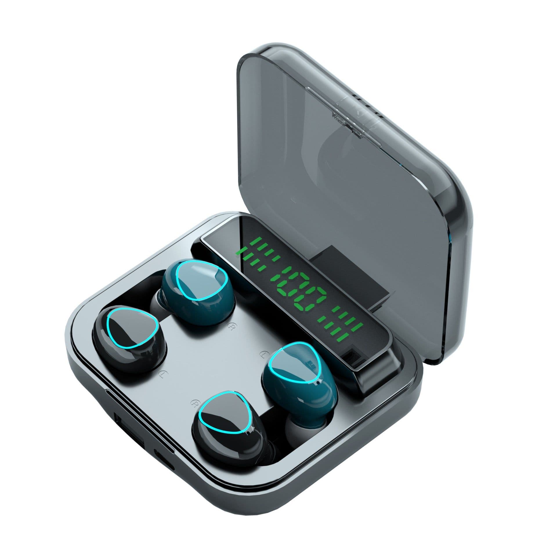 image-M10 M19 M28 TWS Wireless Bluetooth Earbuds with Digital Display
