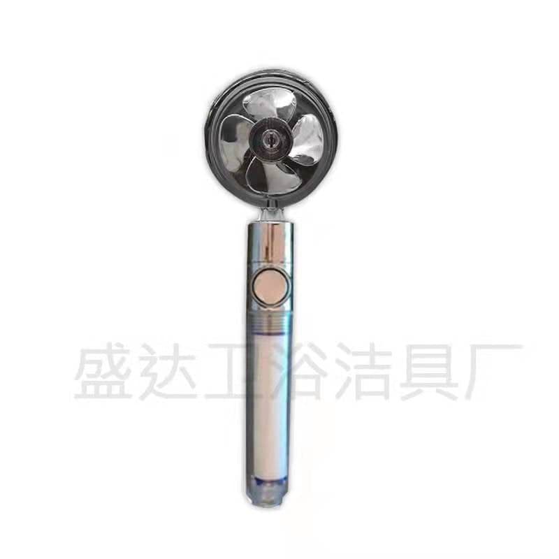 image-Jushang Sanitary Ware Handheld Shower Head with Turbine Booster