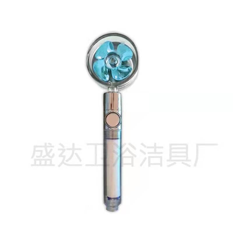 image-Jushang Sanitary Ware Handheld Shower Head with Turbine Booster
