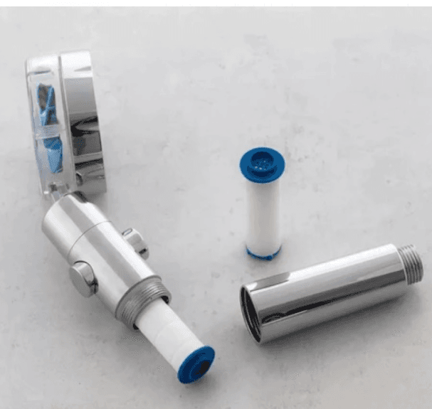 image-Jushang Sanitary Ware Handheld Shower Head with Turbine Booster
