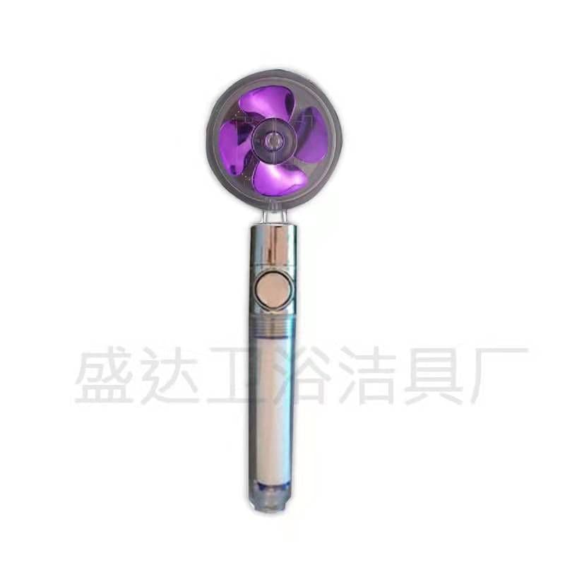 image-Jushang Sanitary Ware Handheld Shower Head with Turbine Booster