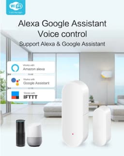 image-ZMWL Smart Zigbee Door Sensor Wireless WiFi Smart Home