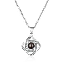 image-Four-Leaf Clover I Love You Projection Necklace Rose Gold Pendant