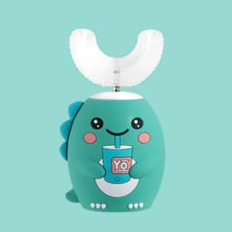 image-Children's U-Shaped Electric Toothbrush Silicone Ages 2-12