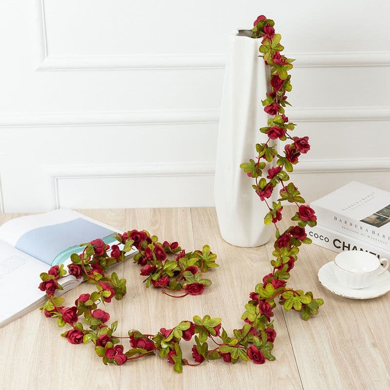 image-Artificial Peony Flower Vine Rattan - Silk Flower Home Decor