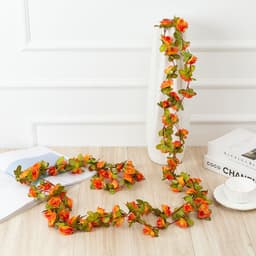 image-Artificial Peony Flower Vine Rattan - Silk Flower Home Decor