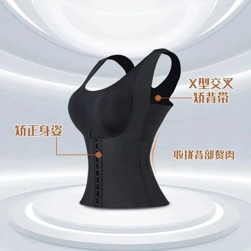 image-Women's Posture Corrector Shapewear Body Shaper Wireless Support Top
