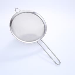 image-Stainless Steel Cooking Spoon Colander 24cm