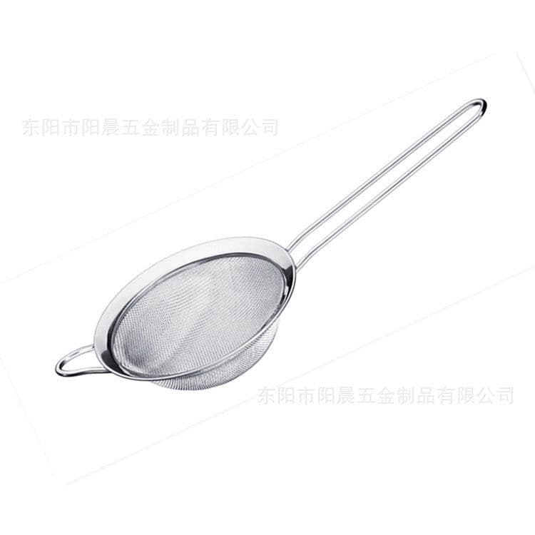 image-Stainless Steel Cooking Spoon Colander 24cm