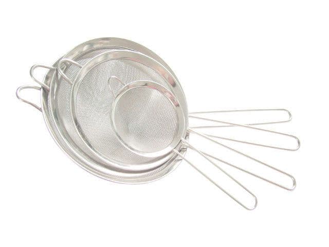 image-Stainless Steel Cooking Spoon Colander 24cm