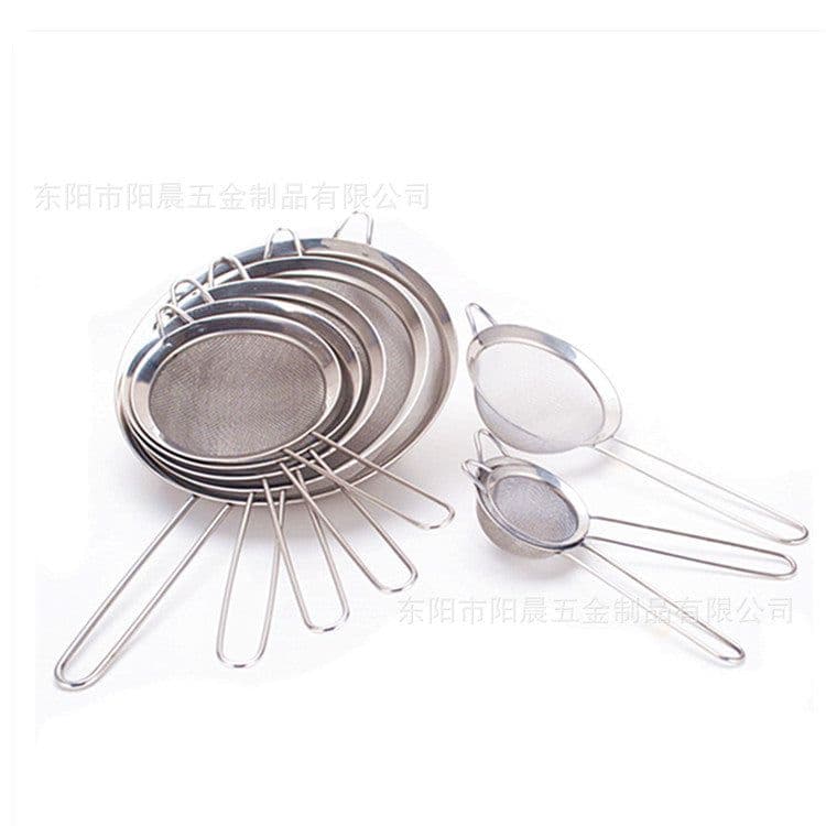 image-Stainless Steel Cooking Spoon Colander 24cm