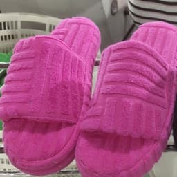 image-Women's Plus Size Plush Slippers Candy Color Flat Thick Sole
