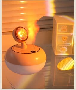 image-XRT Sunset Light Humidifier LL20 USB Desktop Night Light Pink