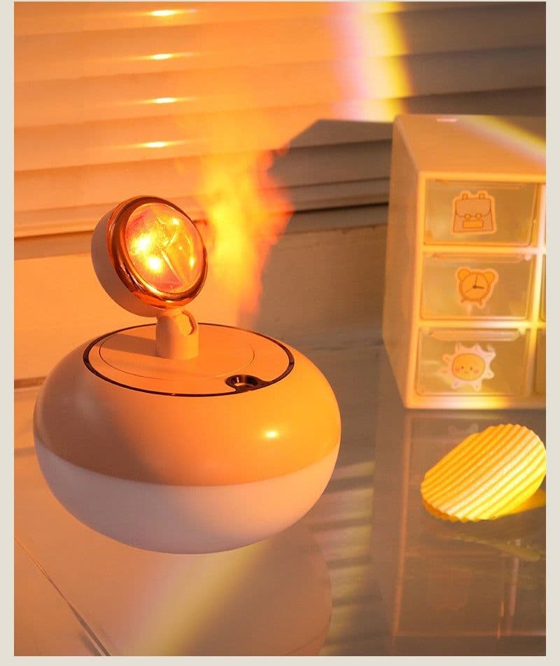 image-XRT Sunset Light Humidifier LL20 USB Desktop Night Light Pink