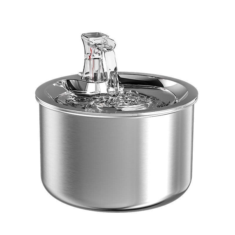 image-Stainless Steel Automatic Pet Water Dispenser with Filter WF150
