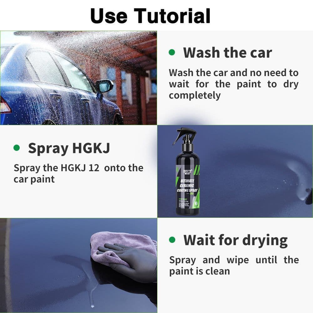 image-HGKJ AUTO-S6 Ceramic Coating Spray 300ml