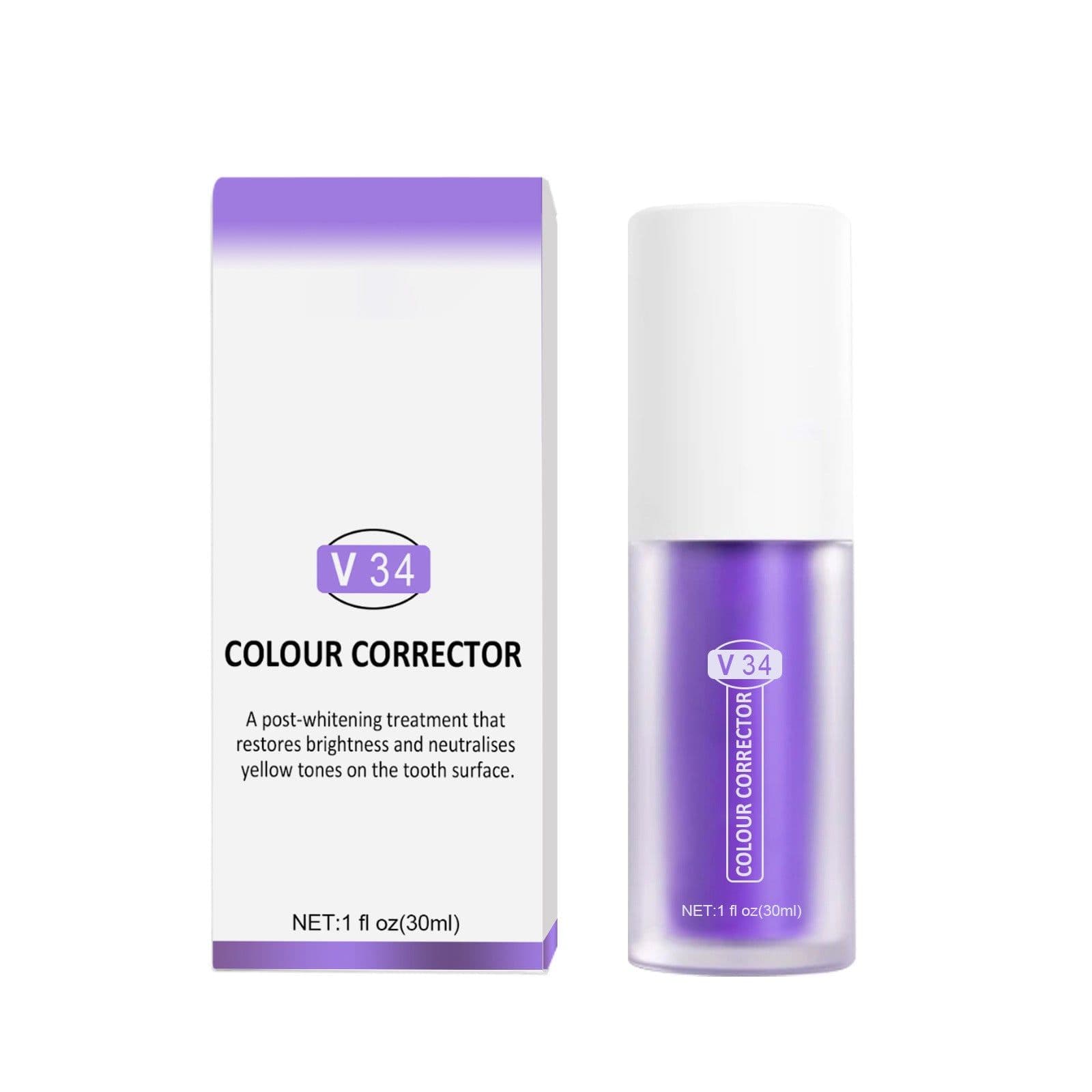 image-EELHOE V34 Teeth Whitening Toothpaste Purple