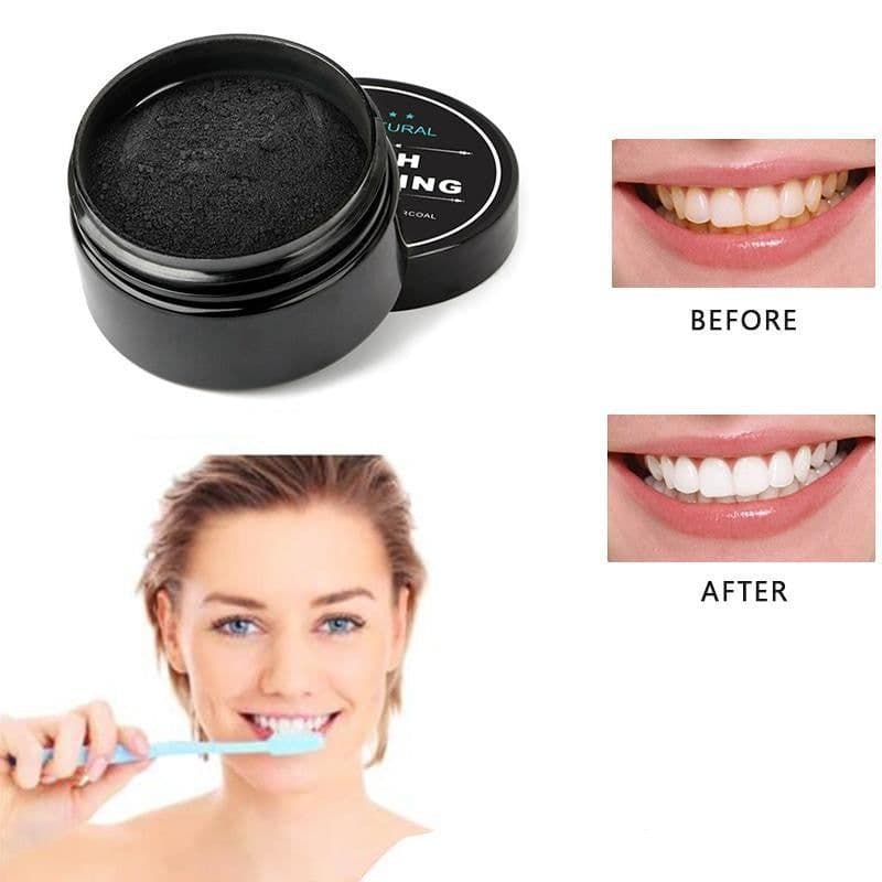 image-Activated Charcoal Tooth Whitening Powder 30g - Stain Remover