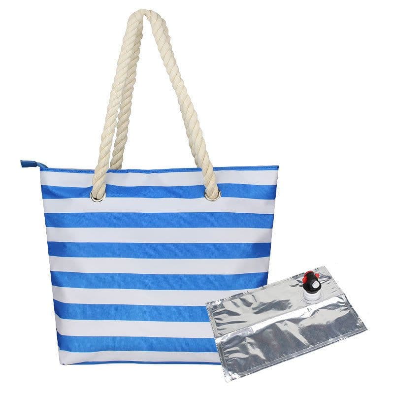 image-vapanda Insulated Wine Tote Bag Portable Picnic Beach Carrier