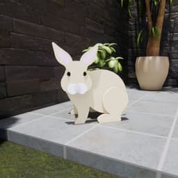 image-Cow and Goat Planter Set - Outdoor Garden Flower Pot Decoration