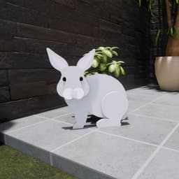 image-Cow and Goat Planter Set - Outdoor Garden Flower Pot Decoration