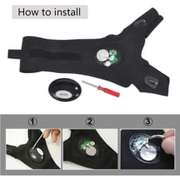image-LED Fishing Gloves Rechargeable Two-Finger Waterproof Breathable