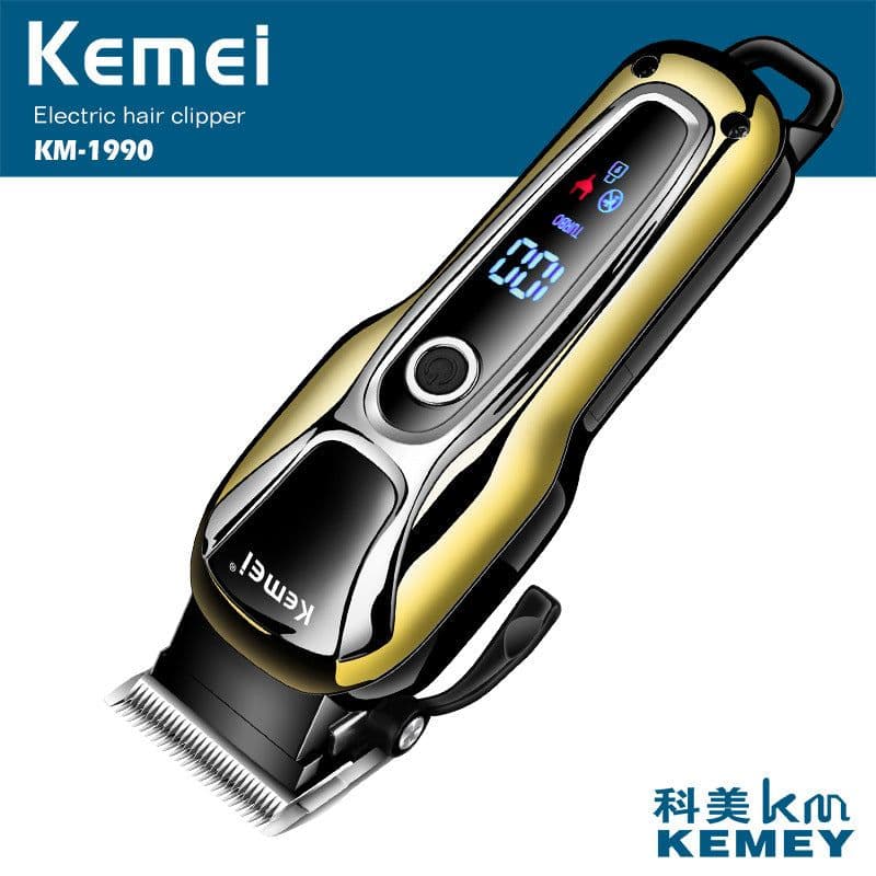 image-Kemei KM-1990 Electric Hair Clipper Rechargeable Universal