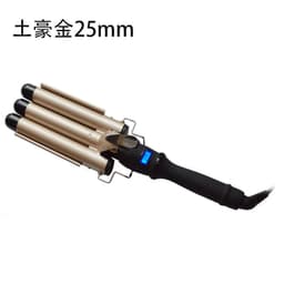 image-LCD Triple Barrel Curling Iron with Temperature Control 20-32mm