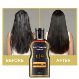 image-Natural Polygonum Multiflorum Black Hair Care Shampoo
