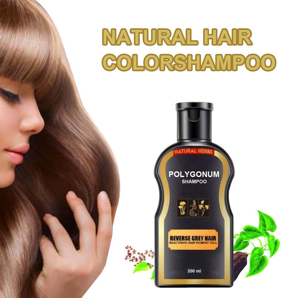 image-Natural Polygonum Multiflorum Black Hair Care Shampoo